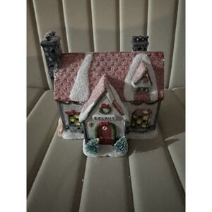 Prettique Kringle Town Lighted Christmas Village Santa Claus House Vintage 1993